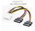 Кабель IDE Molex 4 Pin male to 2хSATA female HDD Power Adapter