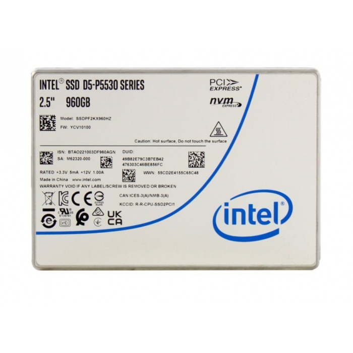 Накопичувач SSD Intel [960GB U.2 2.5