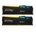 Модуль пам'яті для комп'ютера DDR5 32GB (2x16GB) 5600 MHz FURY Beast RGB Kingston Fury (ex.HyperX) (KF556C40BBAK2-32)