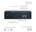 Клавиатура Logitech MX Keys S Wireless UA Graphite (920-011593)