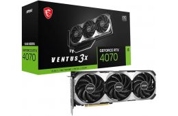 Відеокарта MSI GeForce RTX4070 12Gb VENTUS 3X E1 OC (RTX 4070 VENTUS 3X E1 12G OC)