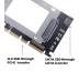 Адаптер U.2 (SFF-8639) → PCIe 3.0 x4/x8/x16 для підключення 2.5” NVMe та SATA SSD / 24852