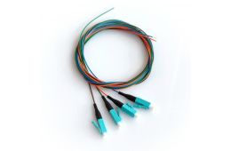 Набір кольорових пігтейлів LC/UPC 1.5 м, OM3, Easy strip, для 4 волокон (PG-1.5LC(MM)(ON)E-K4)