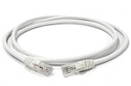 Патч-корд U/UTP, 0.5м, кат. 6, 26AWG, белый, LSZH (LW-PC0001-C6-050WH)