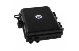 Распределительный уличный оптический бокс, IP65/54, 2-вводы, 16-выводов, под 16xSC Simplex (CMS-FOBD-16BK)