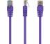 Патч-корд 0.5м, UTP, cat.5e, CCA, violet Cablexpert (PP12-0.5M/V)