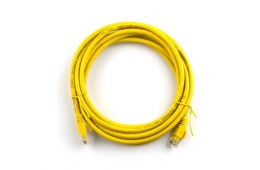 Патч-корд 3м, RJ-45, Cat.5e, CU, медь, желтый Ritar (PCR-CU/3Yw / 03251)