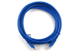 Патч-корд Ritar 2м, RJ-45, Cat.6, CU, медь, синий (03241)