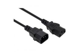 Кабель питания C13 to C14 3.0m 1mm2 Vinga (VCPP1C13143BK)