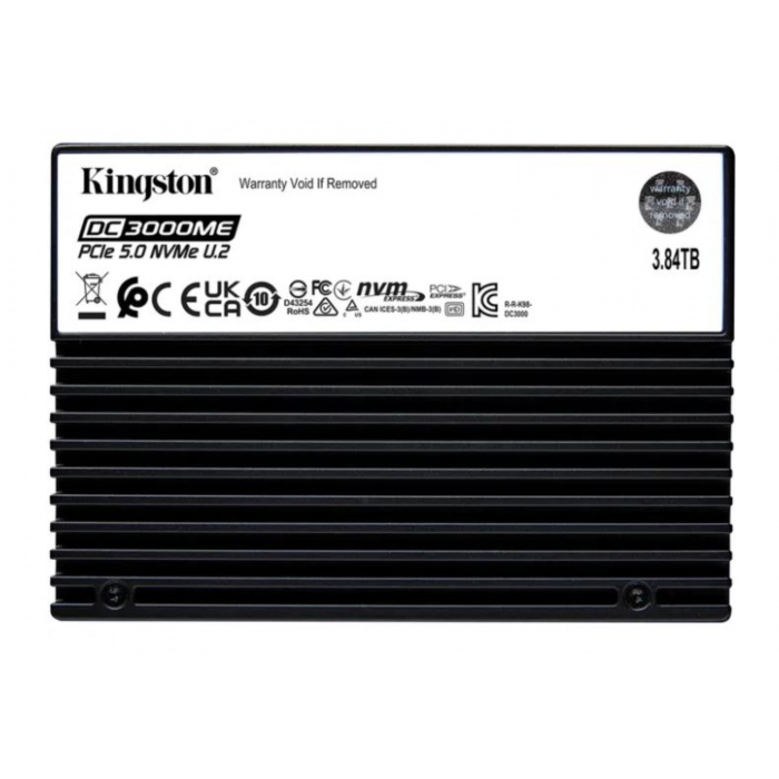 Накопичувач SSD Kingston [3.84TB NVMe DC3000M U.2 2.5