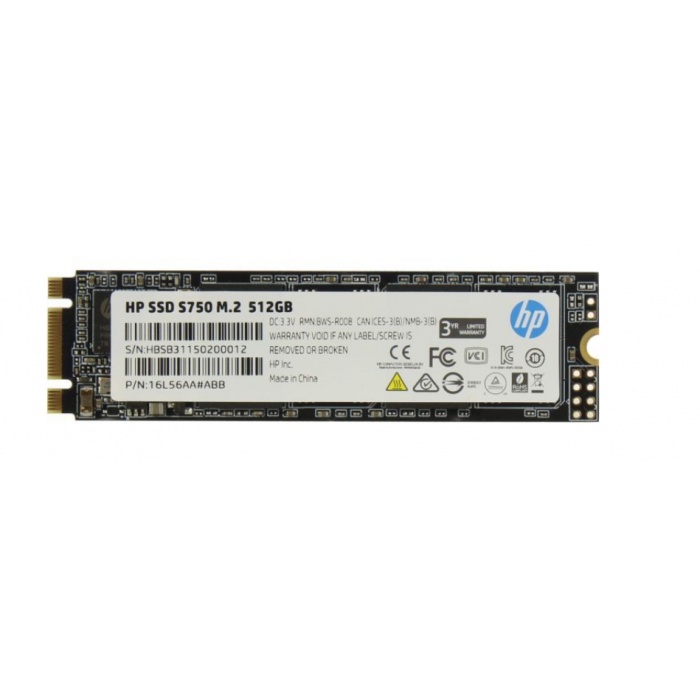 Накопитель SSD HP [512GB SATA S750 M.2 2280] (16L56AA)