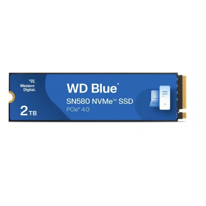 Накопитель SSD WD [2TB NVMe Blue SN580 M.2 2280] (WDS200T3B0E)