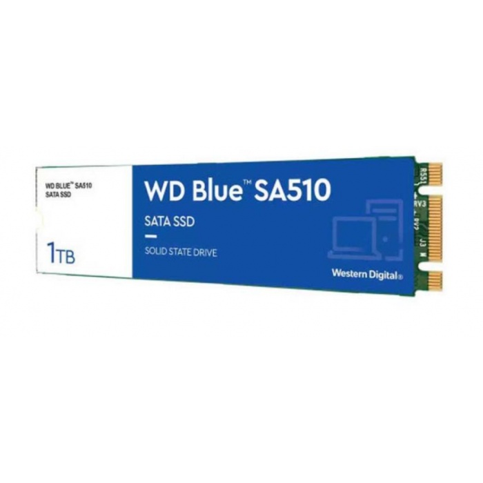 Накопитель SSD WD [1TB SATA SA510 M.2 2280] (WDS100T3B0B)