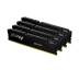 Модуль памяти для компьютера DDR5 128GB (4x32GB) 5600 MHz Beast Black XMP Kingston Fury (ex.HyperX) (KF556C40BBK4-128)