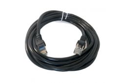 Патч-корд 3м, Cat. 6, FTP, CCA, black Extradigital (KBP1866)