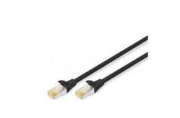 Патч-корд 3м CAT 6a S-FTP, AWG 26/7, Cu, PVC, black Digitus (DK-1644-A-030/BL)