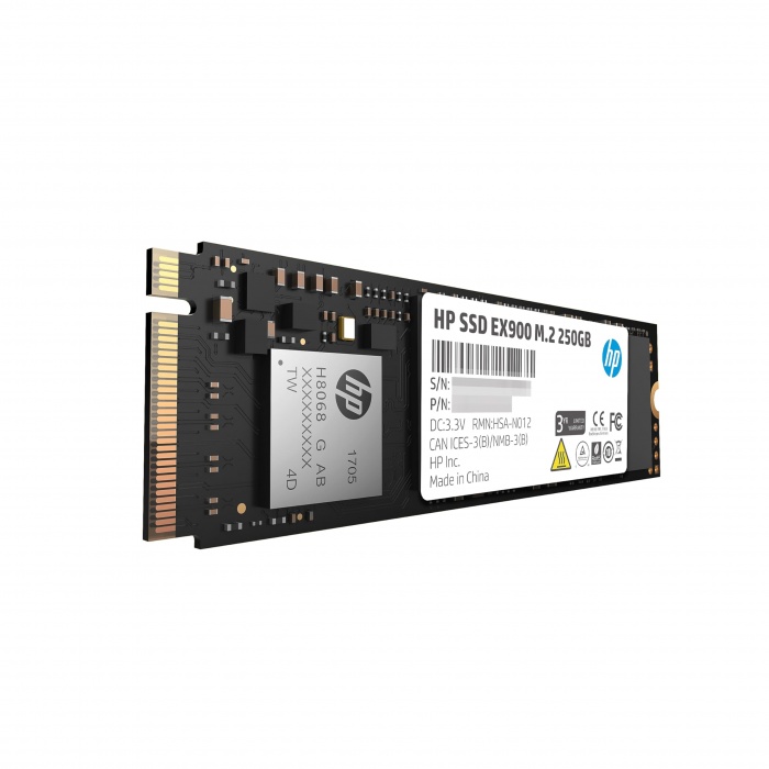 Накопичувач SSD HP [250GB M.2 2280 PCIe 3.0 NVMe EX900] (2YY43AA)
