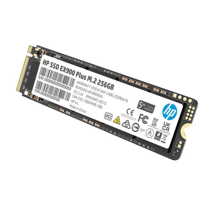 Накопичувач SSD HP [256GB M.2 2280 PCIe 3.0 NVMe EX900 Plus] (35M32AA)