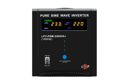 ДБЖ LogicPower LPY-PSW-2500VA+ (1800Вт) 10A/20A з правильною синусоїдою 24V