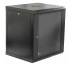 Шкаф CMS 19"; 12U, 600x600x640, акриловое стекло, черный (UA-MGSW1L126B)