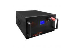 Акумулятор LP LiFePO4 25,6V - 280 Ah (7168Wh) (BMS 200A/100А) LCD метал Smart RM RS485/CAN (LP37514)