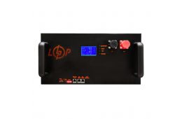 Аккумулятор LP LiFePO4 51,2V - 160 Ah (8192Wh) (BMS 200A/100А) LCD металл RM Smart RS485/CAN (LP24412)