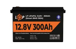 Аккумулятор LP LiFePO4 12,8V - 300 Ah (3840Wh) (Smart BMS 200А) с BT пластик