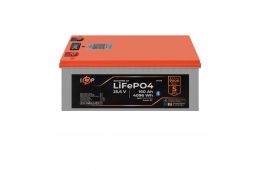Акумулятор LP LiFePO4 25,6V - 160 Ah (4096Wh) (BMS 200A/100А) пластик LCD Smart BT (LP24409)