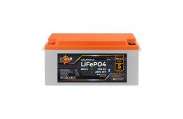 Аккумулятор LP LiFePO4 25,6V - 100 Ah (2560Wh) (BMS 80А/50) пластик Smart BT (LP30143)