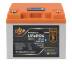 Акумулятор LP LiFePO4 12,8V — 50 Ah (640Wh) (BMS 80А/50A) пластик LCD Smart BT