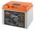 Акумулятор LP LiFePO4 12,8V — 50 Ah (640Wh) (BMS 80А/50A) пластик LCD Smart BT