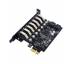 Контроллер [7 ports x USB 3 Gen1] TISHRIC Hub Expansion Adapter Card PCIe x1 (USB3-7p-to-PCIe-x1)