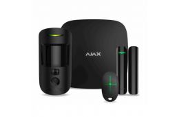 Комплект охранной сигнализации Ajax StarterKit Cam Plus HDR (8EU) UA black (000052844)
