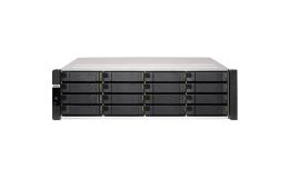 Мережеве сховище NAS QNap ES1686DC (16SFF, SAS12G, Xeon D-2123IT 1.9GHz, 64GB RAM, 14-LAN (4SFP+/3RJ45/Cntrl), 10G, iSCSI)