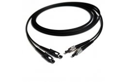 Патчкорд CMS SC/UPC-FC/UPC MM (OM3) 3м Duplex чорний (UPC-3SCFC(MM)D(ON)BK)