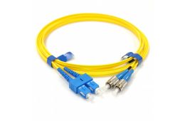 Патчкорд CMS SC/UPC-FC/UPC SM 15м Duplex (UPC-15SCFC(SM)D(ON)S)