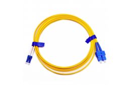 Патчкорд CMS SC/UPC-LC/UPC SM 20м Duplex Slim (UPC-20SCLC(SM)D(ON)S)