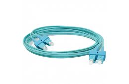 Патчкорд CMS SC/UPC-SC/UPC MM (OM3) 5м Duplex Slim 2мм (UPC-5SCSC(MM)D(ON)S)