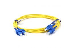 Патчкорд CMS SC/UPC-SC/UPC SM 1.5м Duplex, Slim 2мм (UPC-1.5SCSC(SM)D(ON)S)