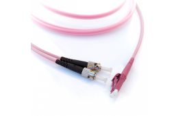 Патчкорд CMS ST/UPC-LC/UPC MM (OM4) 2м Duplex (UPC-2STLC(MM-OM4)D(ON))