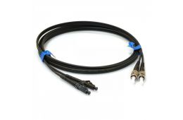 Патчкорд CMS ST/UPC-LC/UPC MM (G50-OM3) 3м чорний Duplex (UPC-3STLC(MM)D(ON)BK)