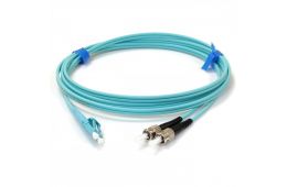 Патчкорд CMS ST/UPC-LC/UPC MM (G50-OM3) 0.5м Duplex Slim 2.0 мм (UPC-0.5STLC(MM)D(ON)S)