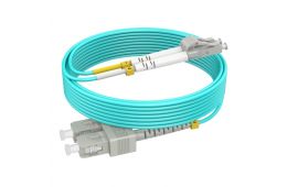 Патчкорд LW SC/UPC-LC/UPC MM (G50-OM3) 2м Duplex, Slim, 2.0мм (UPC-2SCLC(MM)D(LW)S)