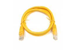 Патч-корд UTP Kingda, 2 м, кат. 5e, жовтий (PAUT3200-Yl)