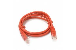 Патч-корд UTP Kingda, 2 м, кат. 5e, красный (PAUT3200-Rd)