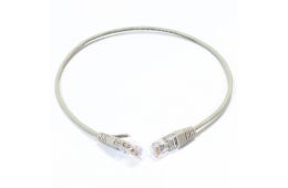 Патч-корд Corning кат. 5е, 26AWG, RJ45-RJ45, сірий, 0.5 м, U/UTP, LSZH (CCADGE-B1002-A005-C0)