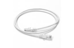 Патч-корд Corning кат. 6, 26AWG Slim, D4мм, RJ45-RJ45, білий, 1 м, U/UTP, LSZH (UU008073965)