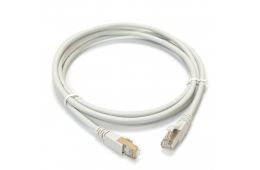 Патч-корд S/FTP EPNew  кат. 6A, 26AWG, 5.0 м, LSZH, сірий, (CBL-G2SF5MGYLSZHZ)