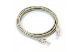 Патч-корд Corning кат. 6, 26AWG Slim, D4мм, RJ45-RJ45, сірий, 5 м, U/UTP, LSZH (CCAVGE-D1002-A050-C0)