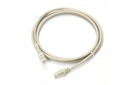 Патч-корд Corning кат. 6A, 24AWG, RJ45-RJ45, сірий, 5 м, U/UTP, LSZH (UU001095270)